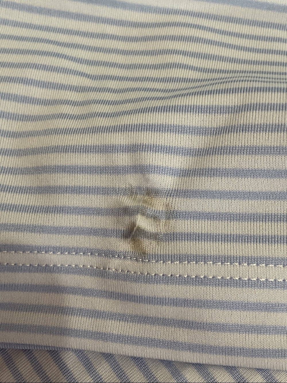 Nike Light Blue Thin-Striped Performance Polo NWOT - Picture 5 of 6